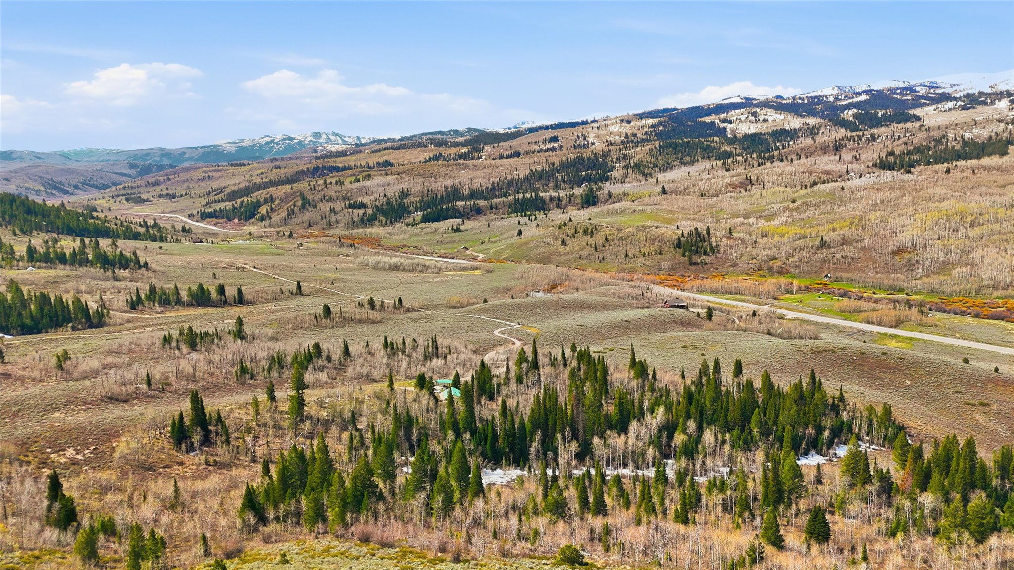Mountain view featuring rural landscape