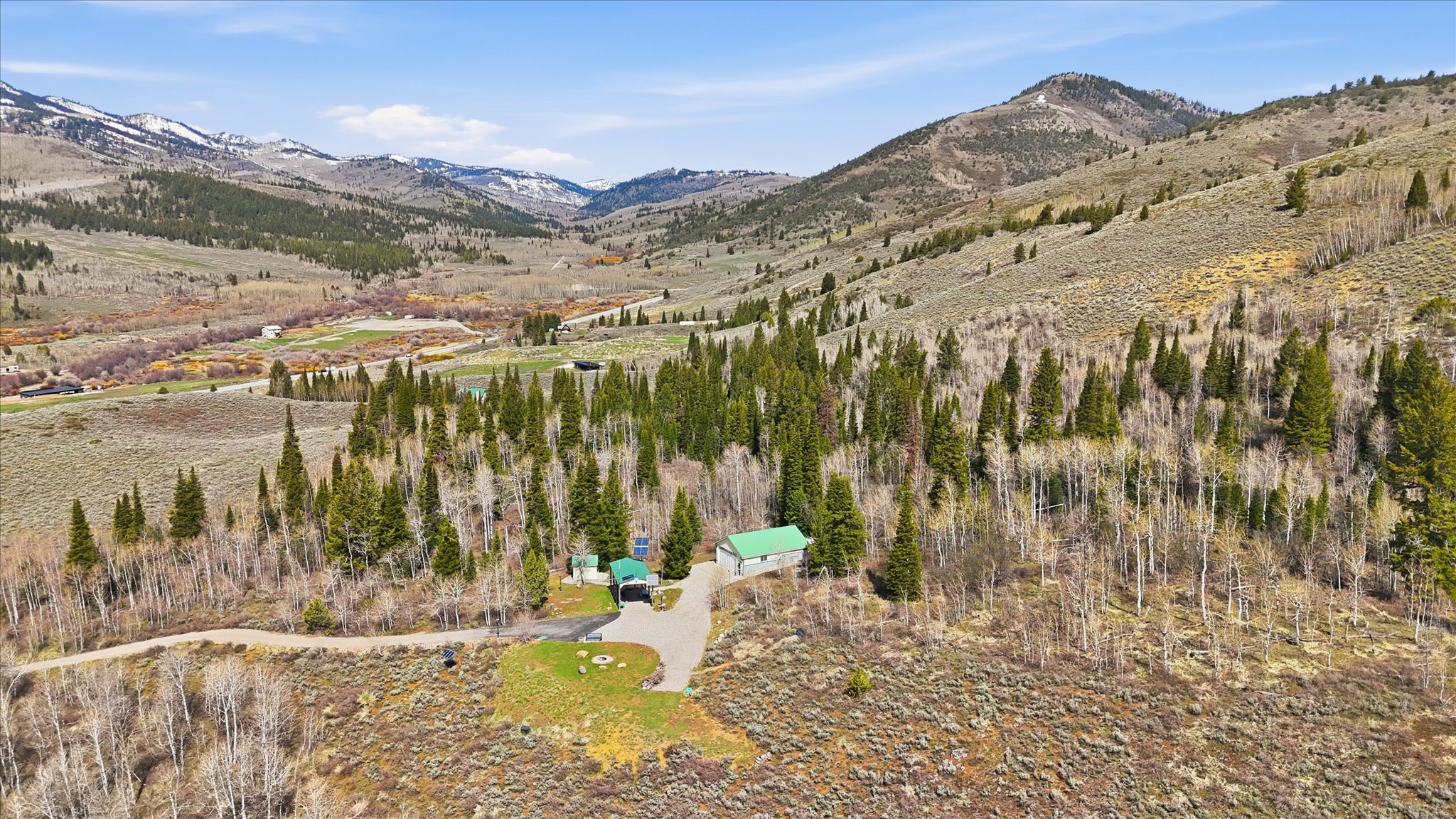 View of mountain backdrop