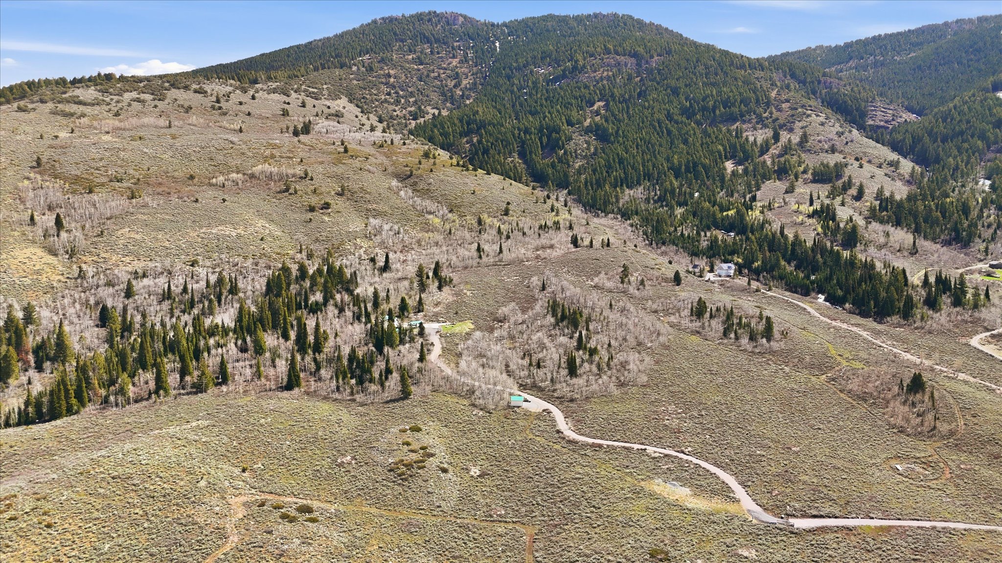 View of mountain backdrop
