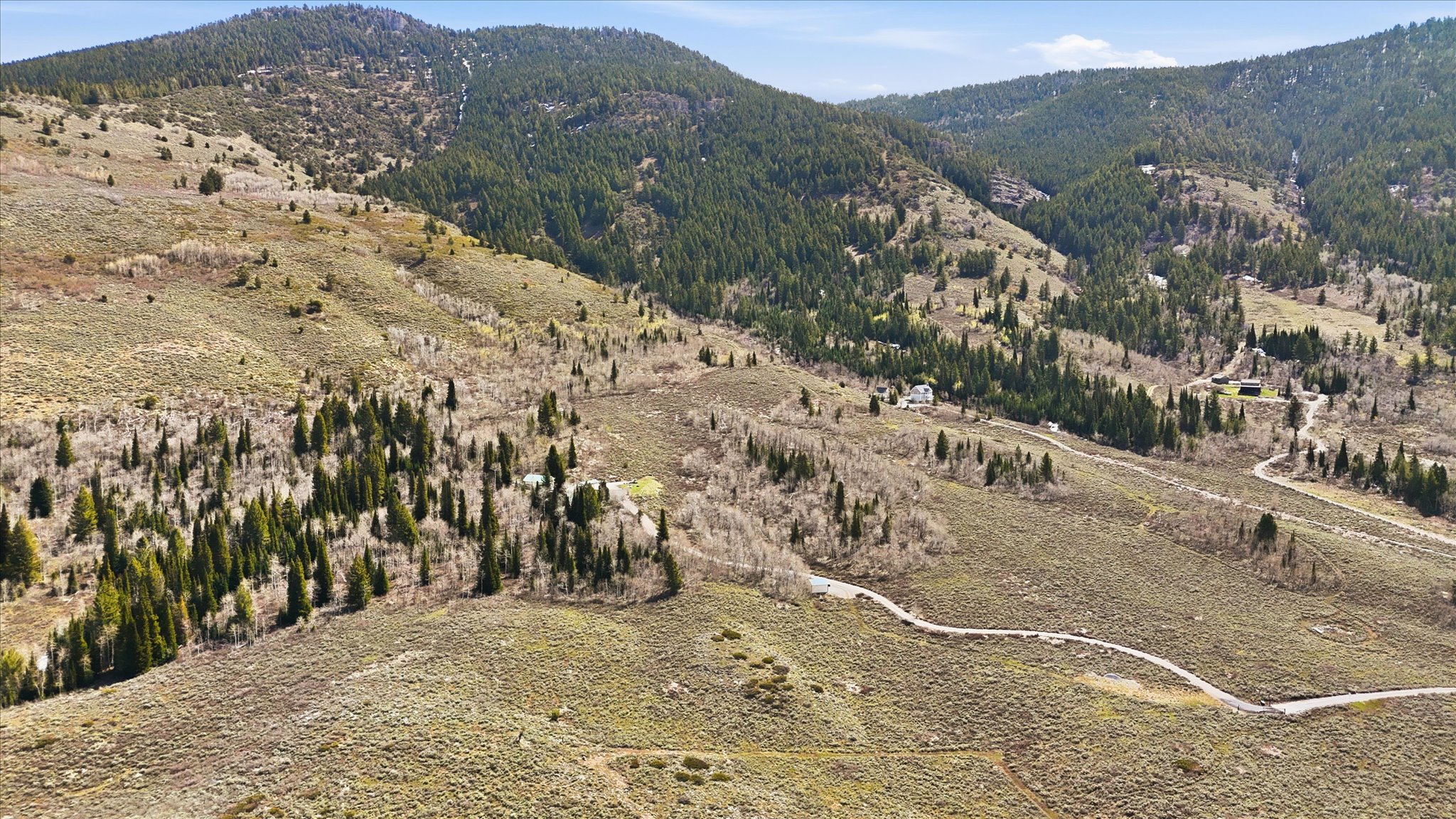 View of mountain backdrop