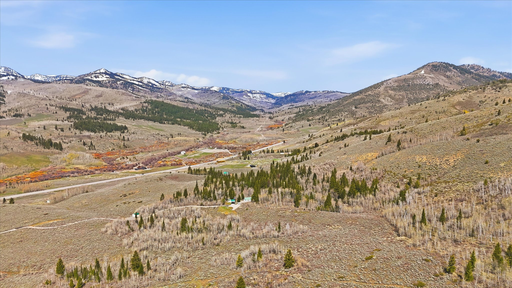 View of mountain background