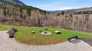 View of mountain backdrop