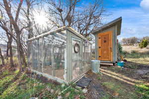 View of greenhouse