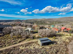 Aerial view of mountains