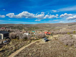 Aerial view of mountains