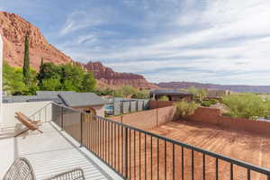 View of mountain background