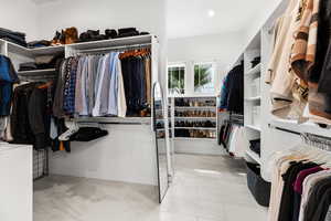 Walk in closet featuring washer / clothes dryer