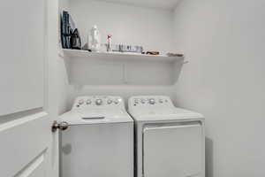 Bedroom level laundry