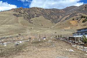 Mountain view featuring rural landscape
