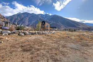 View of mountain background