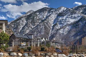 View of mountain backdrop