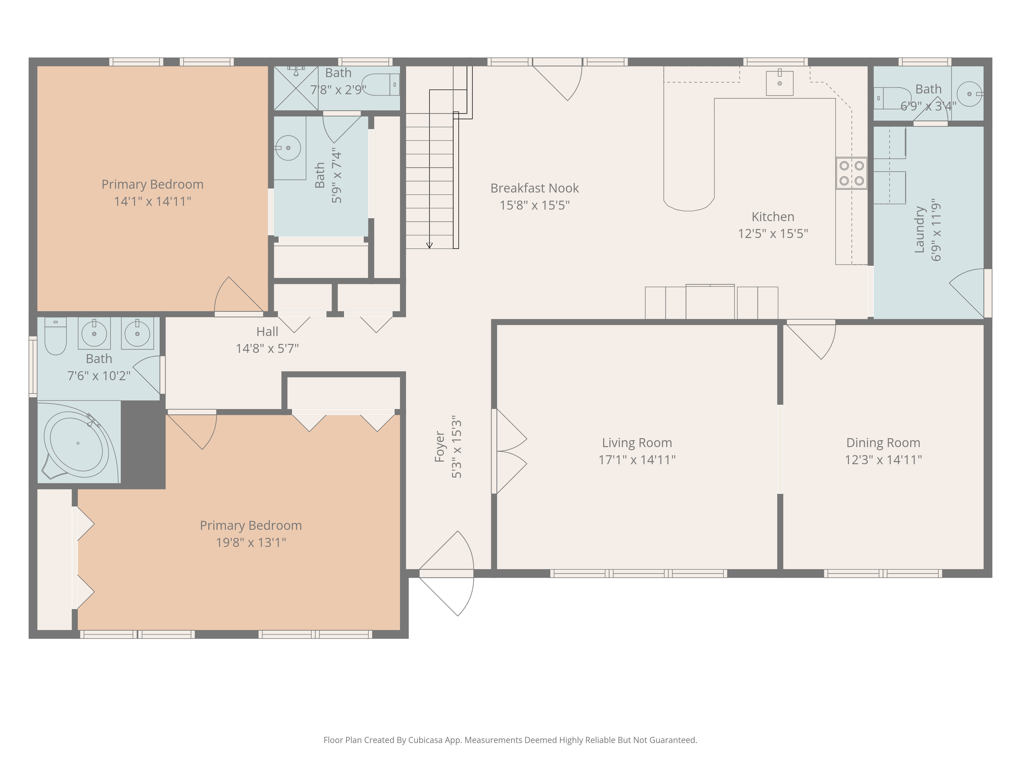View of floor plan / room layout