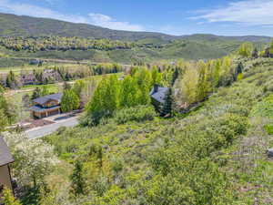 Drone / aerial view of mountains