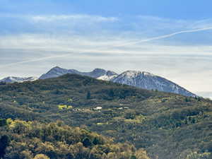 View of mountain backdrop