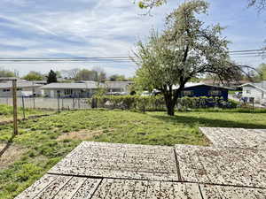 View of yard featuring a residential view