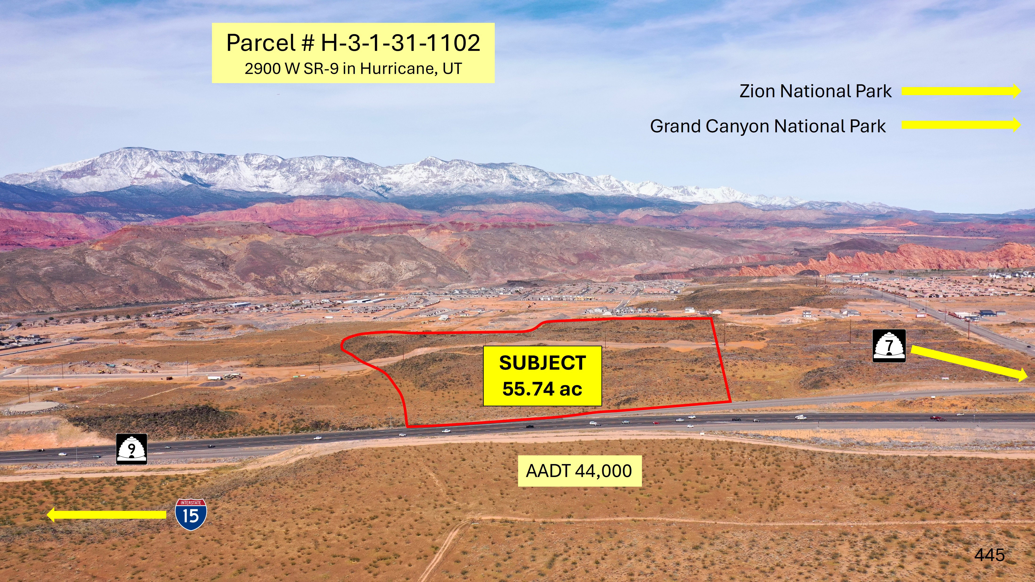 Map / location featuring property boundaries highlighted