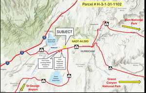 Map / location of property area