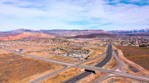 Aerial view of mountains