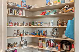 View of storage area