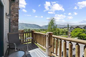 View off bedroom deck