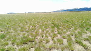View of mountain background with rural landscape