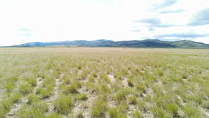 View of mountain background with rural landscape