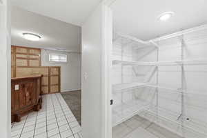 View of storage area