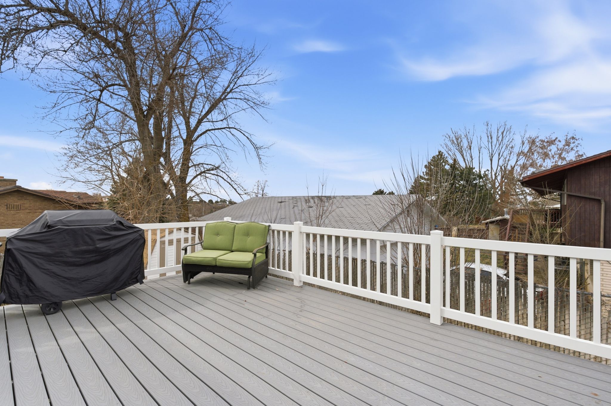 View of deck