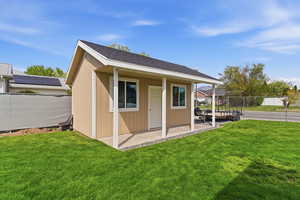 View of outdoor structure