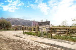 Trails leading to Dimple Dell