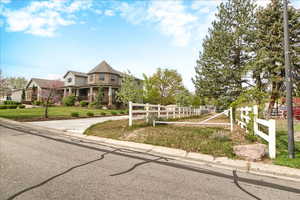 Victorian home featuring a porch