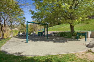 Lush park can be seen from your new condo