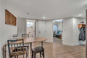 Basement Apartment Dining