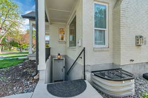 Front Entrance to Basement Apartment