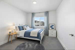 Bedroom 3  featuring carpet floors