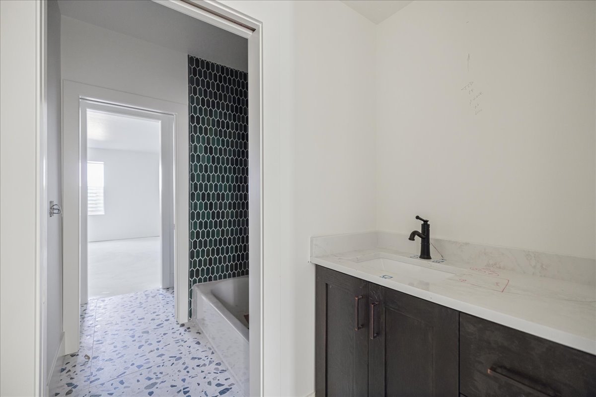 Basement Jack and Jill Bathroom