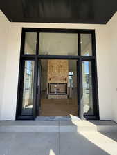 Entrance to property