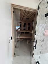 Storage with a sauna / steam room