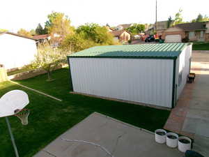 View from balcony looking south