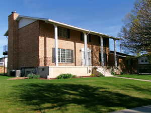 Northwest view of home