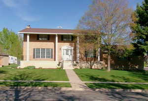 View of front of house facing West