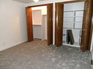 Basement room as an office, den, craft room.