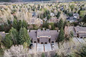 View from above of property