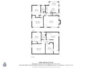View of floor plan / room layout