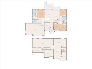View of floor plan / room layout