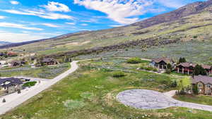 Drone / aerial view of mountains