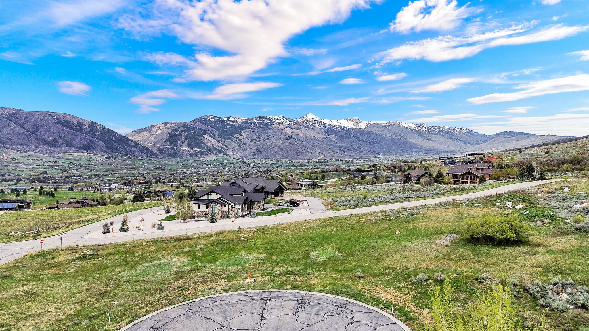 View of mountain backdrop
