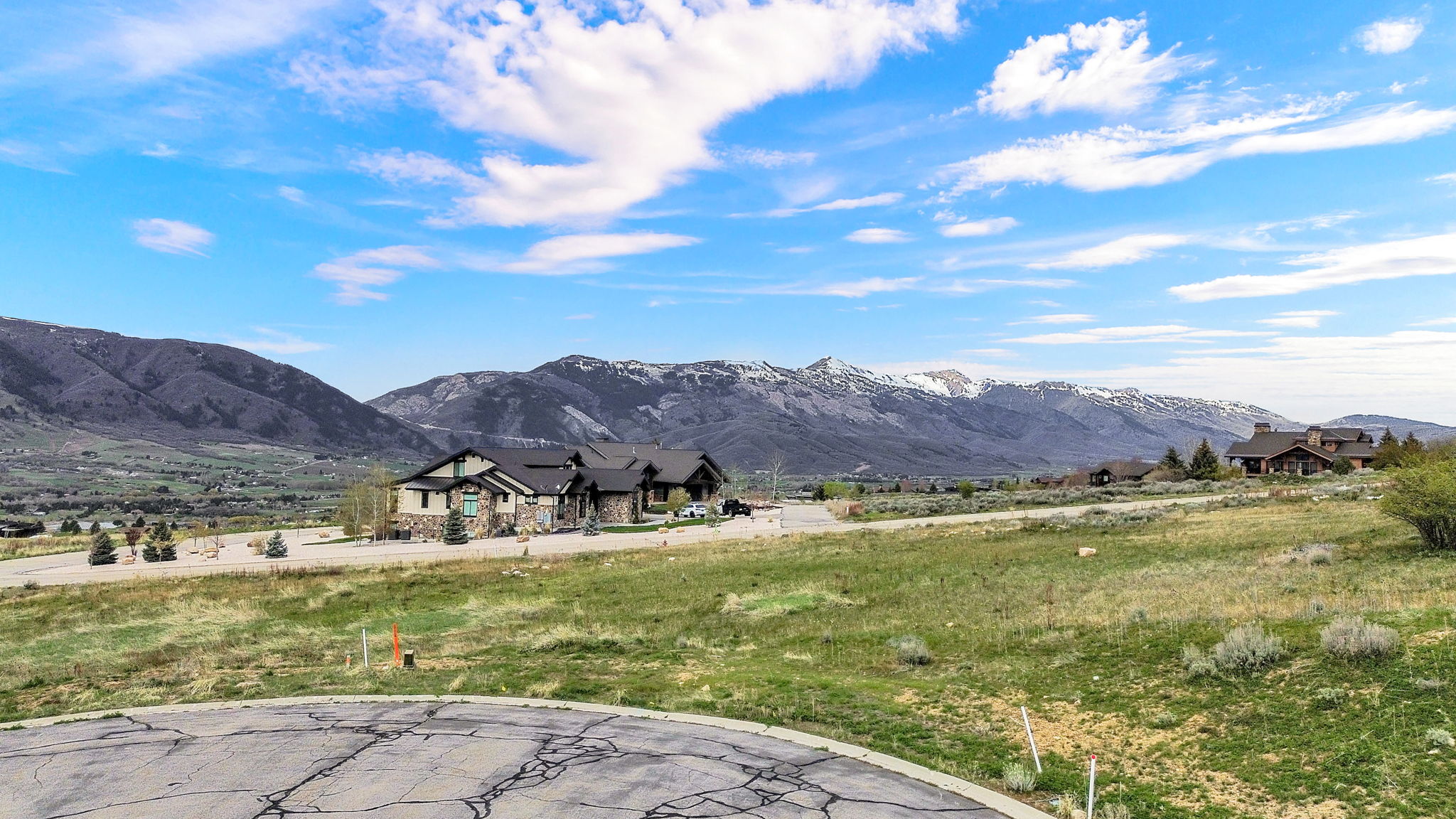 View of mountain background