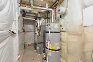 Utilities with water heater and heating unit