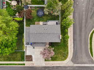 Aerial view of property